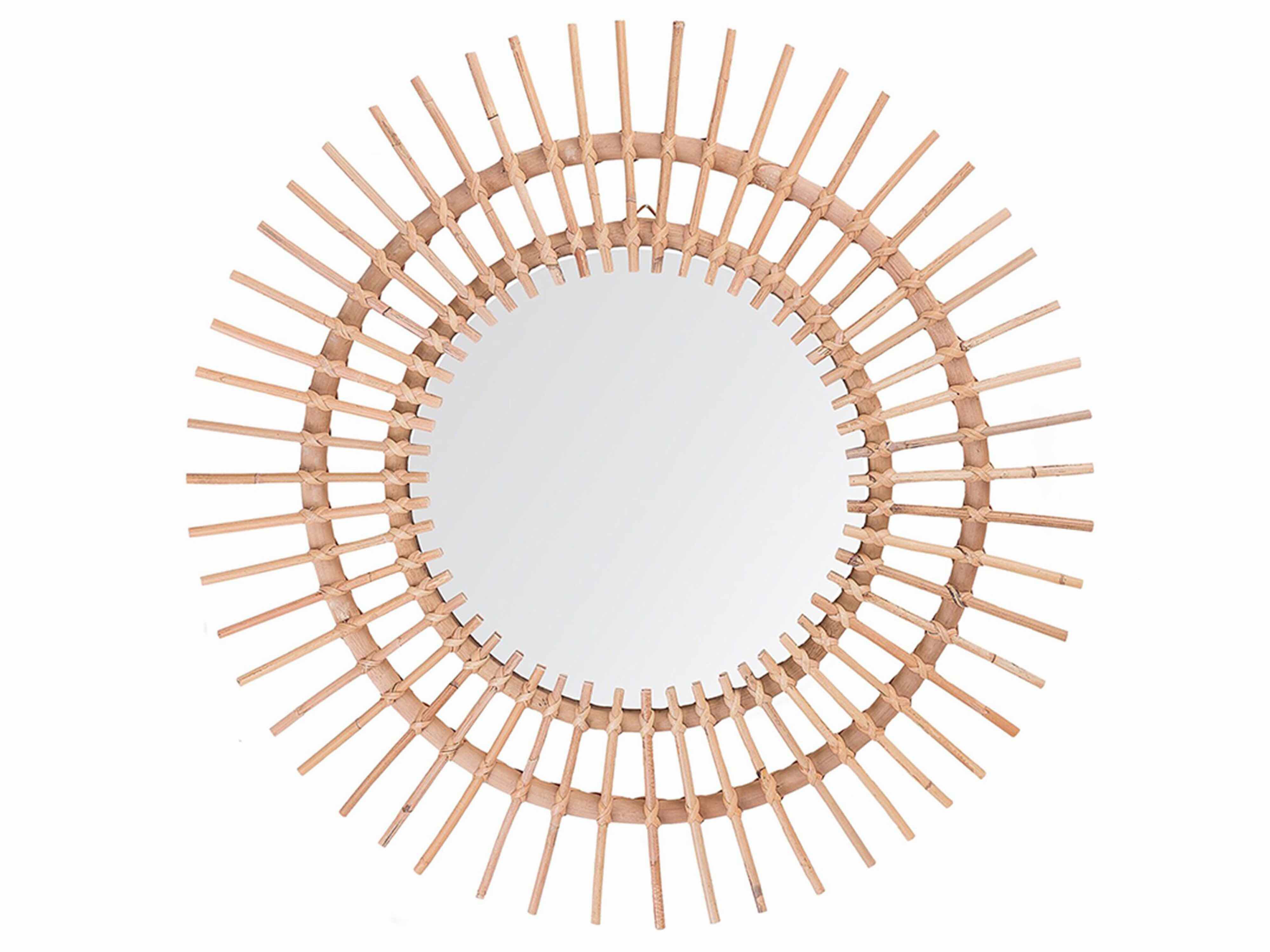 Sun Wall Rattan Mirror MR334148